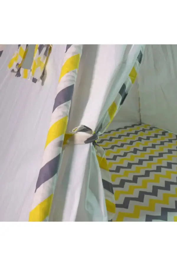 Wooden Indian Cotton Play Tent - 4