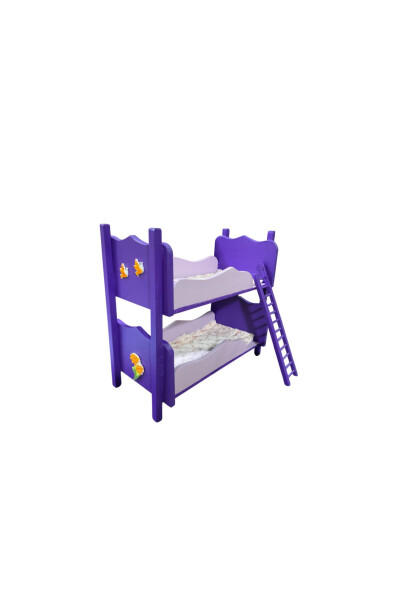 Wooden Toy Doll Bunk Bed - 1