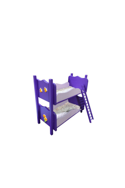 Wooden Toy Doll Bunk Bed - 2