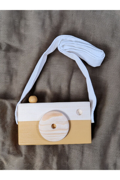 Wooden Toy Gift Camera, Waldorf Toy - 2