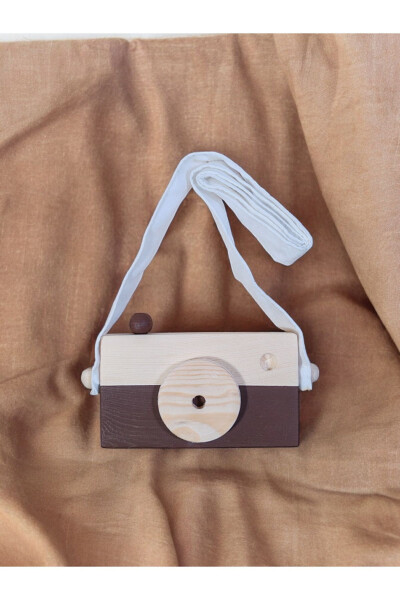 Wooden Toy Gift Camera, Waldorf Toy - 2