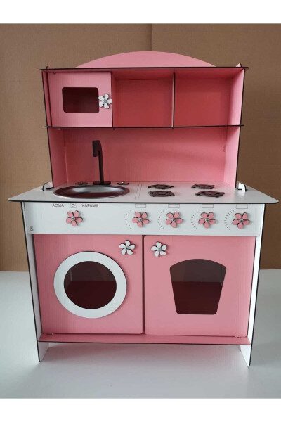 Wooden Toy Kitchen - Single Sided MDF - 57