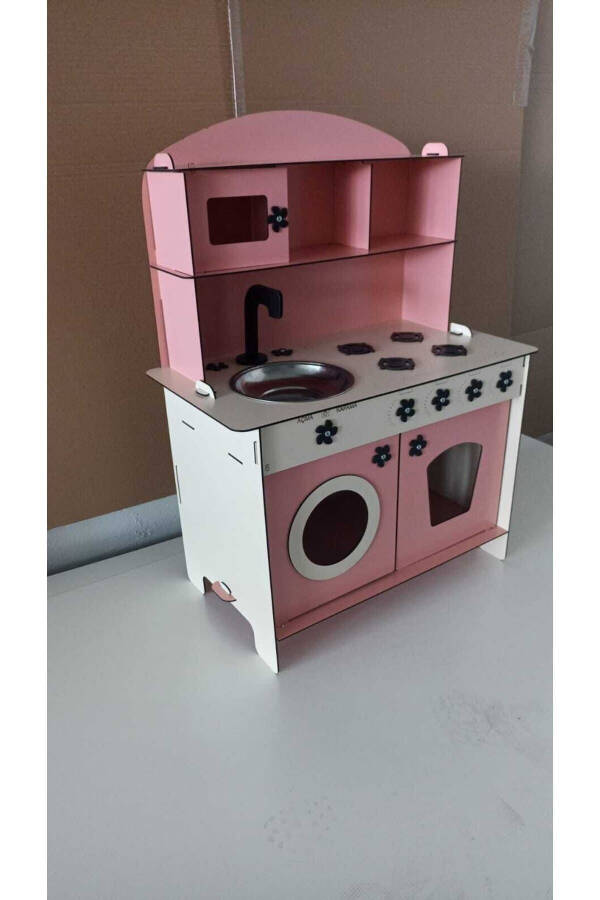 Wooden Toy Kitchen - Single Sided MDF - 52