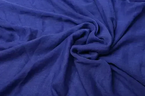 woogwin Ayollar Paxta Sharflari Lady Yengil Yumshoq Moda Qattiq Sharf O'rash Ro'mol - 5