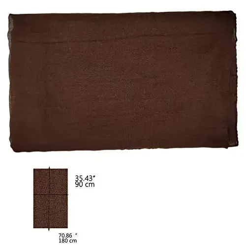 woogwin Ayollar Paxta Sharflari Lady Yengil Yumshoq Moda Qattiq Sharf O'rash Ro'mol - 4