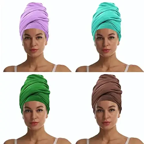 woogwin Ayollar Paxta Sharflari Lady Yengil Yumshoq Moda Qattiq Sharf O'rash Ro'mol - 6