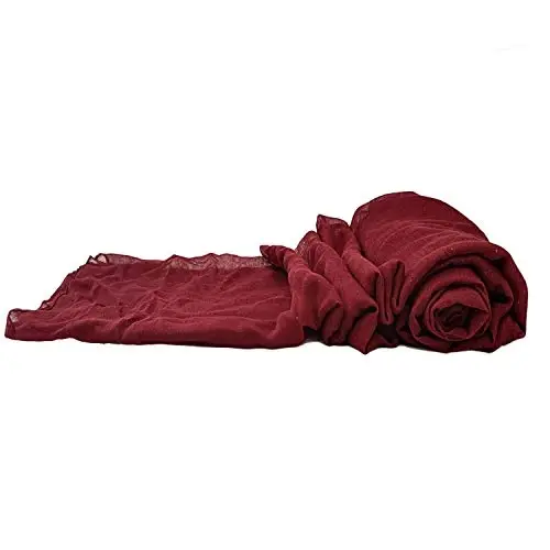 woogwin Ayollar Paxta Sharflari Lady Yengil Yumshoq Moda Qattiq Sharf O'rash Shol - 3