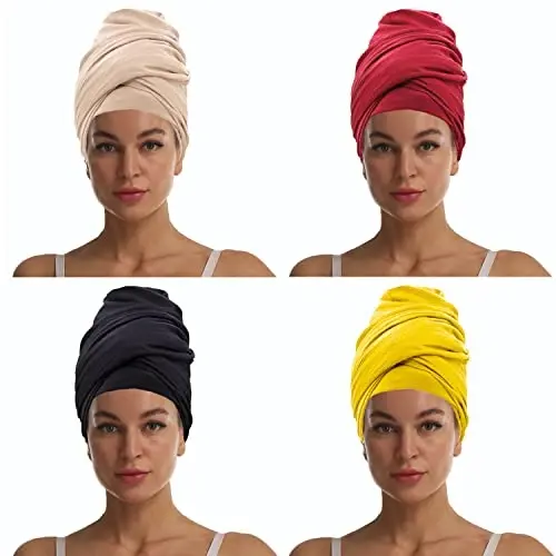 woogwin Ayollar Paxta Sharflari Xonim Yengil Yumshoq Moda Qattiq Sharf O'rash Shol - 5