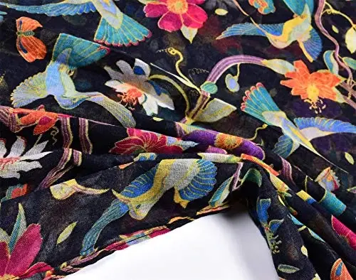 woogwin Ayollar uchun Paxta Sharflari Lady Yengil Yumshoq Moda Qattiq Sharf O'rash Shawl - 4