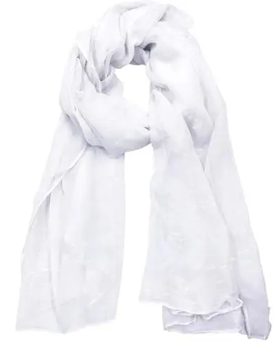 woogwin Women's Cotton Scarves Lady Light Soft Fashion Solid Scarf Wrap Shawl - WOOGWIN