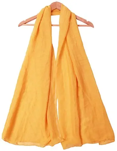 woogwin Women's Cotton Scarves Lady Light Soft Fashion Solid Scarf Wrap Shawl - 3