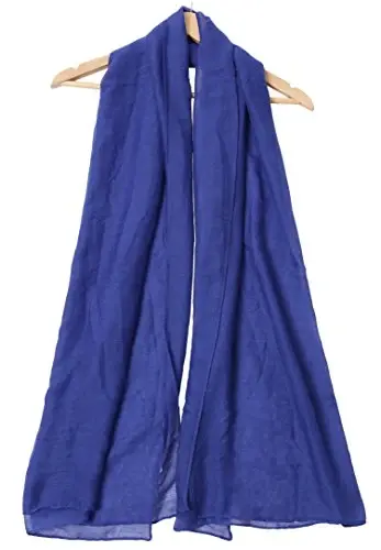 woogwin Women's Cotton Scarves Lady Light Soft Fashion Solid Scarf Wrap Shawl - 3