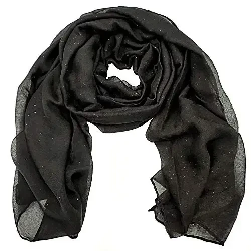 woogwin Women's Cotton Scarves Lady Light Soft Fashion Solid Scarf Wrap Shawl 
