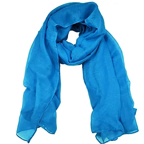 woogwin Women's Cotton Scarves Lady Light Soft Fashion Solid Scarf Wrap Shawl - WOOGWIN