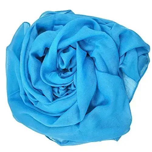 woogwin Women's Cotton Scarves Lady Light Soft Fashion Solid Scarf Wrap Shawl - WOOGWIN (1)