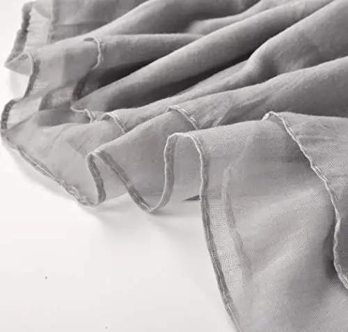 woogwin Women's Cotton Scarves Lady Light Soft Fashion Solid Scarf Wrap Shawl - 5