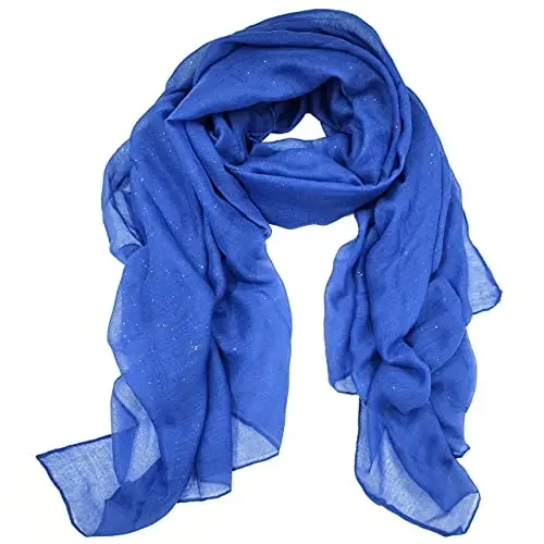 woogwin Women's Cotton Scarves Lady Light Soft Fashion Solid Scarf Wrap Shawl - 1