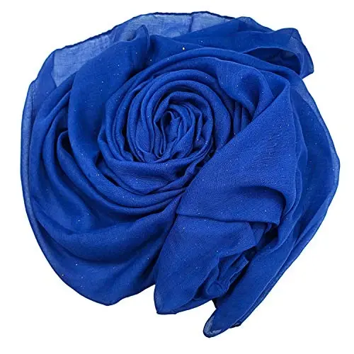 woogwin Women's Cotton Scarves Lady Light Soft Fashion Solid Scarf Wrap Shawl - WOOGWIN (1)