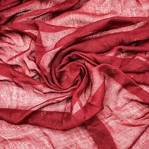 woogwin Women's Cotton Scarves Lady Light Soft Fashion Solid Scarf Wrap Shawl - 5