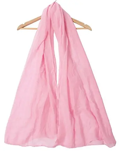 woogwin Women's Scarf Lady Light Soft Fashion Solid Shawl Wraps - WOOGWIN (1)