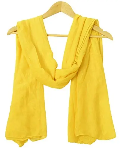 woogwin Women's Scarf Lady Light Soft Fashion Solid Shawl Wraps - WOOGWIN (1)