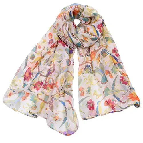 woogwin Women's Cotton Scarves Lady Light Soft Fashion Solid Scarf Wrap Shawl 