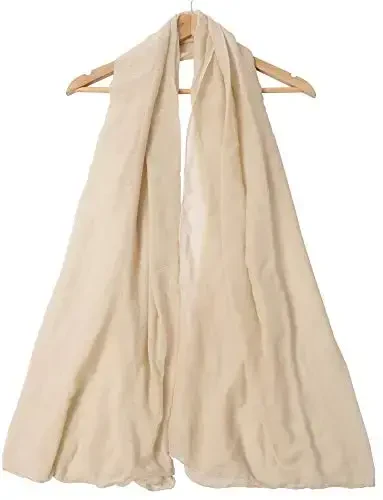 woogwin Women's Cotton Scarves Lady Light Soft Fashion Solid Scarf Wrap Shawl - 3