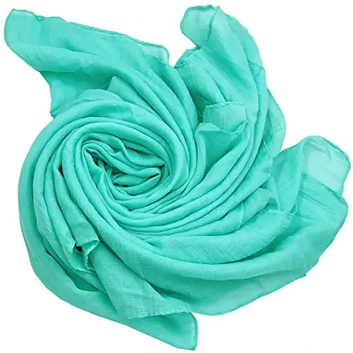woogwin Women's Cotton Scarves Lady Light Soft Fashion Solid Scarf Wrap Shawl - 3