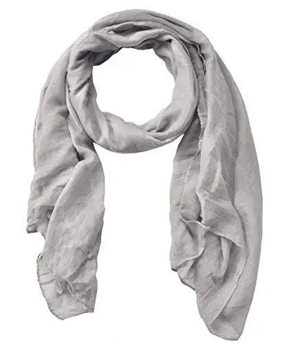 woogwin Women's Cotton Scarves Lady Light Soft Fashion Solid Scarf Wrap Shawl - 1