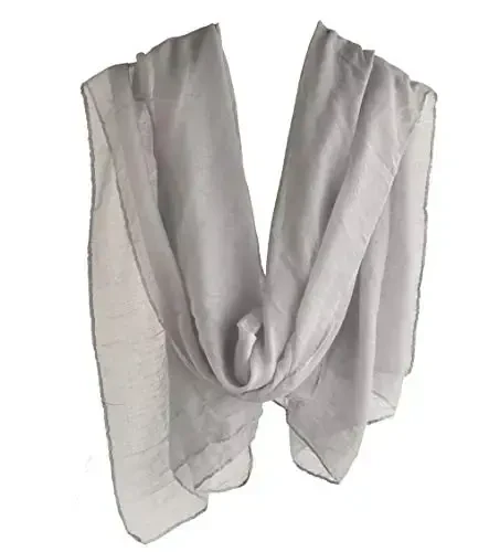 woogwin Women's Cotton Scarves Lady Light Soft Fashion Solid Scarf Wrap Shawl - 3