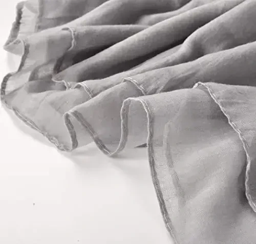 woogwin Women's Cotton Scarves Lady Light Soft Fashion Solid Scarf Wrap Shawl - 5