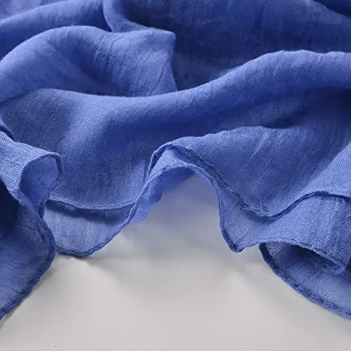woogwin Women's Cotton Scarves Lady Light Soft Fashion Solid Scarf Wrap Shawl - 6