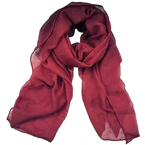 woogwin Women's Cotton Scarves Lady Light Soft Fashion Solid Scarf Wrap Shawl - 1