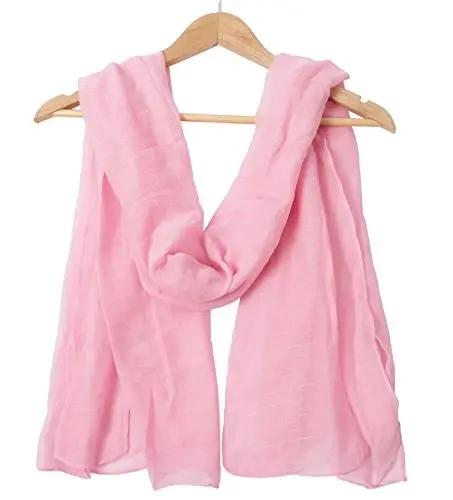 woogwin Women's Cotton Scarves Lady Light Soft Fashion Solid Scarf Wrap Shawl - 3