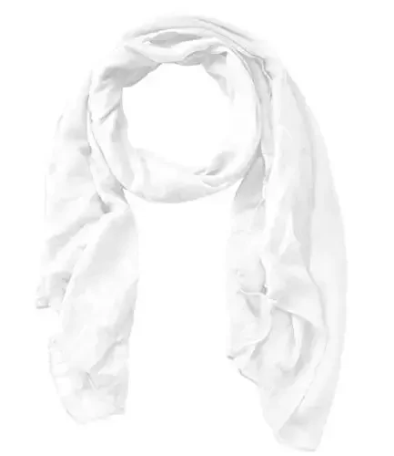 woogwin Women's Cotton Scarves Lady Light Soft Fashion Solid Scarf Wrap Shawl 