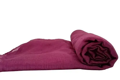 woogwin Women's Cotton Scarves Lady Light Soft Fashion Solid Scarf Wrap Shawl - 3