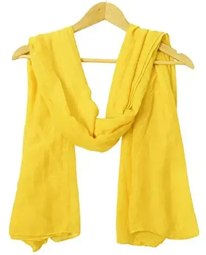 woogwin Women's Cotton Scarves Lady Light Soft Fashion Solid Scarf Wrap Shawl - WOOGWIN (1)