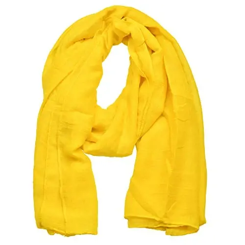 woogwin Women's Cotton Scarves Lady Light Soft Fashion Solid Scarf Wrap Shawl 