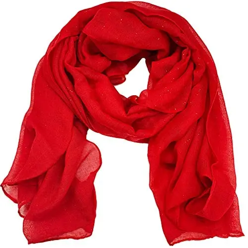 woogwin Women's Scarf Lady Light Soft Fashion Solid Shawl Wraps - 1