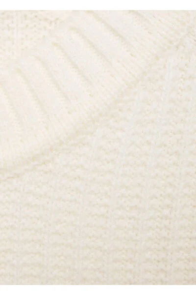 Wool blend cable knit sweater - 8