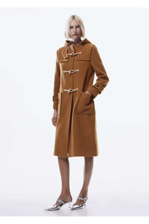 Wool blend hoodie - 2