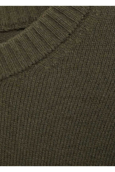 Wool blend knit sweater - 6