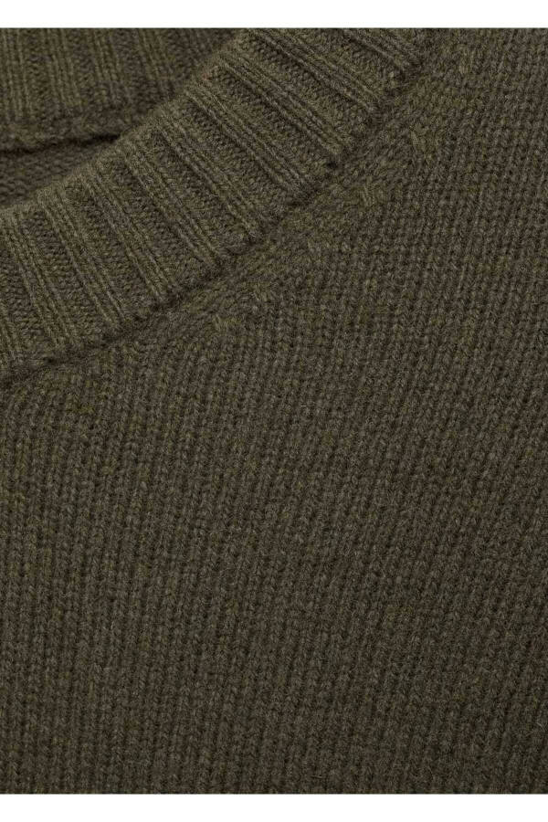 Wool blend knit sweater - 6