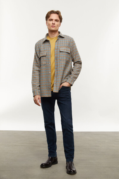 Wool blend plaid regular fit shirt - 2