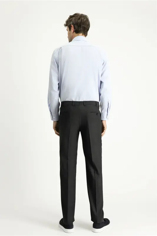 Wool Classic Fabric Trousers - 4
