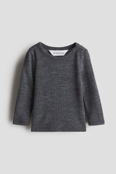 Wool jersey top - 1