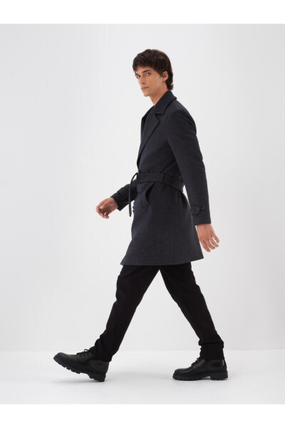 Wool plain coat - 1