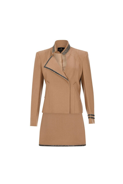 Wool Sense Yün Takım Elbise-taba - 10