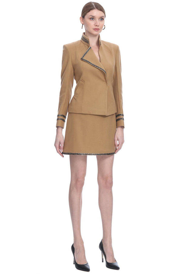 Wool Sense Yün Takım Elbise-taba - 11