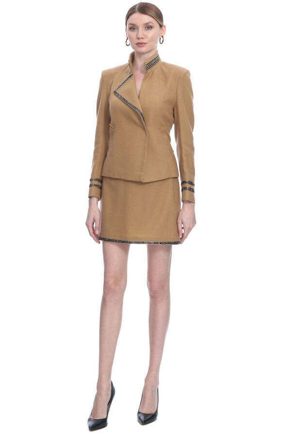 Wool Sense Yün Takım Elbise-taba - 1